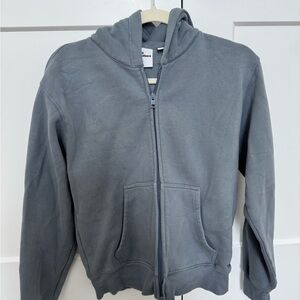 Aritzia TNA Blue/Gray Perfect Fit Hoodie